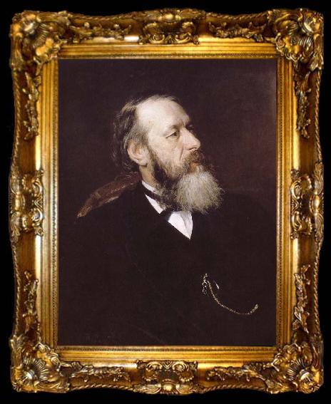 framed  Ilia Efimovich Repin Stasov portrait, ta009-2